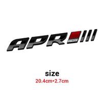3D ABS APR Stage III Emblem Car Body Trunk Decor Sticker for Volkswagen Vw W5T5 Cc Scirocco Tiguan Mk2 Polo 6R Jetta Mk6 Gti Golf