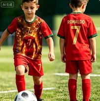 2026 Portugalijos Fano Futbolo Marškinėliai Trumpomis Rankovėmis Berniukams/Mergaitėms Sportiniai Marškinėliai Treniruočių Kostiumo Marškinėliai 120