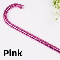 10 Colors Adult Children's Laser Dance Cane Out Dancing Hand Cane Stick  for Dance Accessories rožinė
