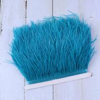 1 Meter Ostrich feather Trim Ribbon Dyed Various Long Ostrich Fringe 8-10CM feathers for crafts Dress/skirt Sewing Accessory 8-10 CM