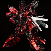 In Stock Gaogao Model Rg 1/144 Sazabi Rg29b Action Figure Assembly Model Kits Electroplated Color Plastic Robot Collection Model no box brown