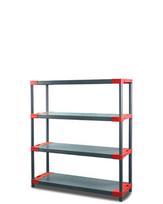 Plastikinis sandėliavimo stelažas 138x90x46 cm, 97% perdirbtas