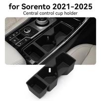 Sorento 2021-2025 TPE Center Console Cup Holder Sleeve gray