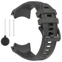 Sports Silicone Band for Garmin Instinct 3 /Solar 45mm 50mm Replaceable wristband for Garmin Solar Original Bracelet Strap Instinct 3 50mm tamsiai pilka spalva