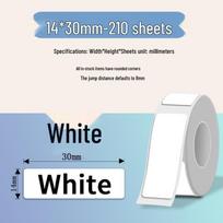Phomemo D30 Thermal Label Paper 15x40mm Small Roll, Marklife P15 Compatible White 14*30mm