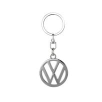 3D Metalinis Automobilio Logotipas Raktų Pakabukas Raktų Žiedas Automobilio Interjero Aksesuarai Volkswagen VW Golf Blue Motion MTM Polo 4 Motion Caddy Passat gbhl80 gray