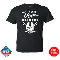 Las Vegas Raiders marškinėliai Visos spalvos + Dydžiai S-5XL Futbolo įkvėptas marškinėlis Unisex Unisex marškinėlis S black