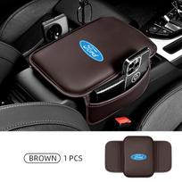 Car Armrest Mat Center Console Leather Protection Cushion For Ford Escort Explorer Fusion Kuga Mondeo Focus Ecosport C-Max ruda