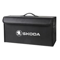 Automobilio bagažinės laikymo dėžė Odinė tvarkymo organizatoriaus krepšys Skoda Octavia Superb Rapid Kodiaq Karoq Fabia Kamiq Vision RS Yeti Scala