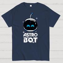 Astro Bot Cotton Summer Casual Cool Loose T-Shirt XL tamsiai mėlyna spalva