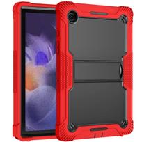 Armor Stand Case For Samsung Galaxy Tab A11+ SM-X230 X236 A9 Plus SM-X210 SM-X216 X218 Cover A11 A9 8.7 SM-X110 SM-X115 Tablet Tab A11 8.7 inch raudona