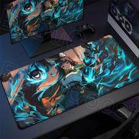 Zenless Zone Zero XXL pelės kilimėlis Didelis stalo klaviatūros kilimėlis PC kompiuterio žaidėjo guminiai žaidimų priedai Kawaii Hoshimi Miyabi pelės kilimėlis 30cmx60cm