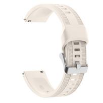 22mm Sports Silicone Strap For Huawei Watch 5 GT7 6 Pro/GT7-6-5 46mm Comfortable Breathable Band For Amazfit Bip 6-5/Balance 3 2 22mm smėlis