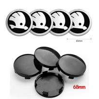 56/60/65/68mm Car Wheel Center Hub Cap Car Rims Dust-proof Cover Hubcaps For Skoda OCTAVIA FABIA KAMIQ KAROQ KODIAQ RAPID SUPERB