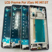 Original Middle Frame For Xiaomi 13T 13T Pro LCD Frame Chassis Middle Housing Bezel With Side Buttons Smartphone Repair Parts violetinė
