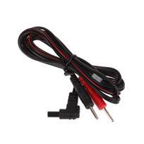 Elektroterapijos elektrodų laidai kabelis TENS masažuoklis 2,35 mm jungtis one size black