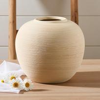 Moderni Rankų Gamybos Wabi-Sabi Baltos Keramikos Grindų Vaza Sausoms Gėlėms white