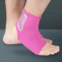 1 Piece Breathable Anti Odor Compression Ankle Brace Support Pain Relief for Foot and Ankle XL pink