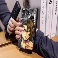 Hot Anime Black Attack On Titan Phone Case For Samsung S26 Ultra S25 Edge Ultra S23 S22 S21 S20 Ultra Plus S24 Fe Cover Samsung S23 gray
