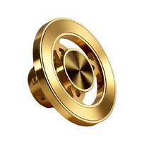 Magnetic Car Phone Holder With 360° Rotation Strong Adsorption Design Vehicle Phone Mount for Phone 12 and Above beige