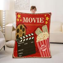 Vaikams ekskavatoriaus pliušinis pledas visais sezonais minkštas retro sunkvežimio pledas lengvas šiltas berniukams mergaitėms, statybinio traktoriaus flanelinis Bl 130x150cm red