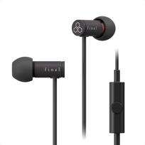 final VR500 for Gaming Gaming Headphones with Plug (Final) In-Ear Microphone, Compact, Gray, 3.5mm