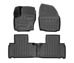 Kilimėliai 3D FORD S-Max 2011-2014, (apvalūs žiedai.), 4 vnt. juodi /5007154