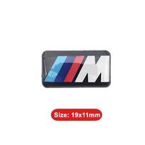 Car Sticker 4/8pcs Car Steering Wheel Decoration Center Hub Cap Emblem Badge DIY Sticker Styling Ornament Accessories For BMW M CUP1 8pcs