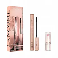Lancôme Set Lancome: Flutter Extension, Extreme Lenghtening & Volum Lashes, Mascara, 01 True Black, 8.5 ml + Idole Lip Butterglow, Hydrating, Lip Balm, 10 Keep It Glowy,