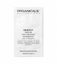 Organicals objemový šampon pro zplihlé, snadno se masticí vlasy 10 ml REMEDY Sebum Volumizing Shampoo Cedar & Bergamot