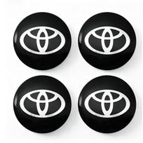 4Pcs 56mm Wheel Sticker For Toyota Hilux Aygo Yaris Ractis Corolla Camry CHR Auris Emblem Badge 4Pcs DIY Auto Rim Hub Cap Decal white