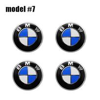 4 vnt. 56mm 60mm 65mm Automobilio emblema Ratų centrinės dalies dangtelio lipduko priedai BMW E46 E36 E39 E60 E90 E90 F10 F30 G20 G21 G30 F15 X5 4Pcs 65mm black