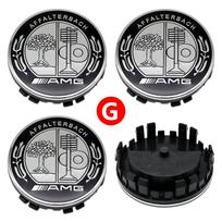 Benz amg Wheel Center Hub Caps 75mm Floating Magnetic Levitation For Mercedes Benz AMG C E S Class GLE GLC GLS W204 W205 W212 Accessories