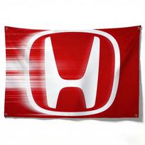Motociklas HONDA Vėliava 120g Poliesteris Sublimacinis spaudas Patvarus kabantis plakatas Namų dekoras Dovana (as the picture,60x90cm)