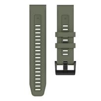 20mm 22mm 26mm QuickFit Official Silicone Band for Garmin Fenix 9 43mm 47mm 51mm 8 7S 6S Waterproof Sport Replacement Strap Quickfit 26mm gray