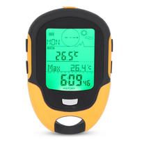 FR500 Outdoor Multifunctional Car Altimeter Barometer Thermometer Hygrometer Compass green