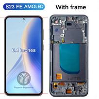 AMOLED ekranas, skirtas Samsung Galaxy S23 FE LCD ekranui, jutiklinio ekrano skaitmenintuvo surinkimas, skirtas Samsung S23 FE SM-S711B ekranui OLED With Frame