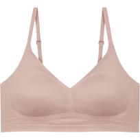 Calvin Klein Logo Low-Cut Triangle Bra Women underwear Light-Pink QP3370O-7NS M white