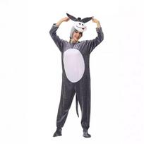 Halloween dance party suit adult cartoon animal onesie little donkey modeling performance suit L white