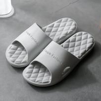 Jie Liya Unisex Neslystantys Vasariniai Kambariniai Šlepetės Vyrams ir Moterims 44-45 (fits size 43-44) šviesiai pilka spalva