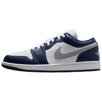 Jordan 1 Low Pilkas vilkas Vidurnaktinis tamsiai mėlynas Jordan 553558-141 Jordan 553558-141 45 gray