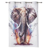 Raudonos ir baltos vertikalios juostos užuolaidos svetainei, valgomajam, miegamajam, durims, prabangios balkono langų užuolaidos, pagal užsakymą 2x50W160H(CM)40x63in&Grommet Top gray