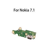 (org) USB Charge Port Jack Dock Connector Charging Board Flex Cable For Nokia 7.1 black