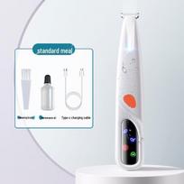 Portable LED Pet Hair Trimmer for Small Dogs & Cats F7 white