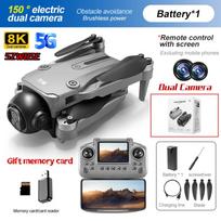 D18 Drone 8K HD Dual Camera GPS Return Aerial Photography Obstacle Avoidance Brushless Motor 5G WIFI 18000m Quadcopter 1 battery pilka