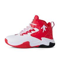 Vaikų krepšinio bateliai berniukams ir mergaitėms su besisukančiu užsegimu, neslystantys lauko sportiniai bateliai Size 32, Insole Length 19.2 cm red