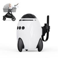 Nešiojama automatinė kūdikio sūpynėlė, suderinama su vežimėliais, rankų laisvės sūpynės funkcija, su „Bluetooth“ lopšinėmis balta