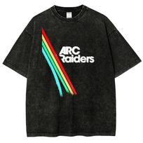 New Science Fiction The Shooting Game ARC Raiders Graphic Print T-shirt Men Women Fashion O-neck Cotton Tee Oversized Casual Top L įvairiaspalvis