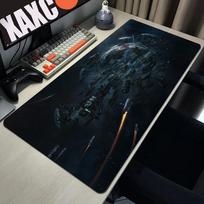 Star Citizen Pelės Padas XXL Kompiuterio Kilimėlis 900x300x3mm Žaidimų Pelės Padas Didelis Spalvingas Pelės Padas Klaviatūros Žaidimai PC Žaidėjas Stalas 30cmx60cm(11.8x23.6inch) black