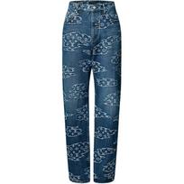 LOUIS VUITTON x Nigo Monogram FW25 Jeans Men's 1AILUW 31 mėlyna